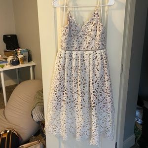 White lace dress
